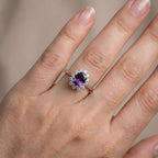 Violet Empress Halo Ring