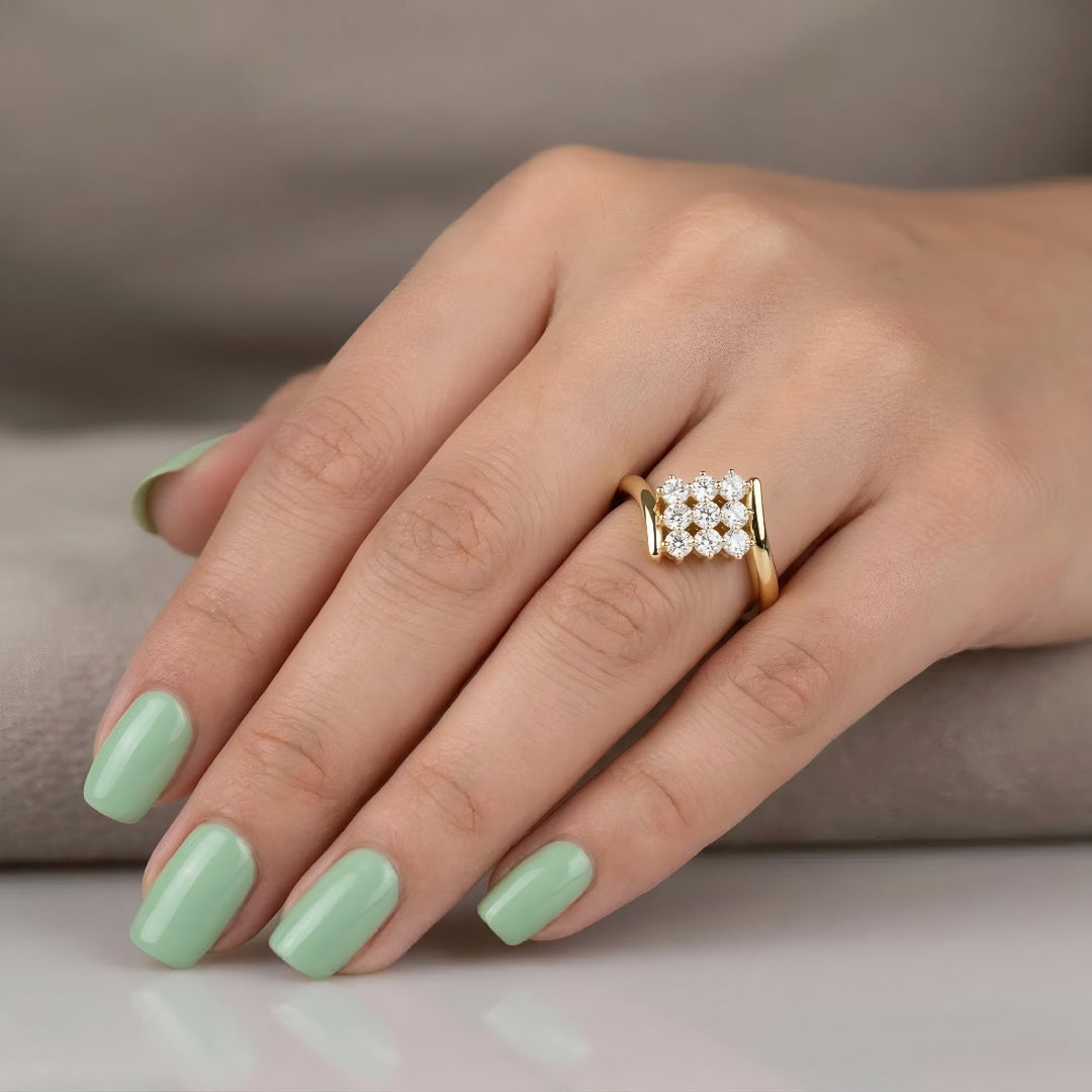 Radiance Floral Diamond Ring