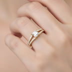 Princess Dobbel Band Spark Ring