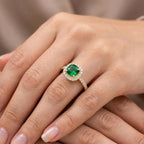 Verdant Royale Halo Ring