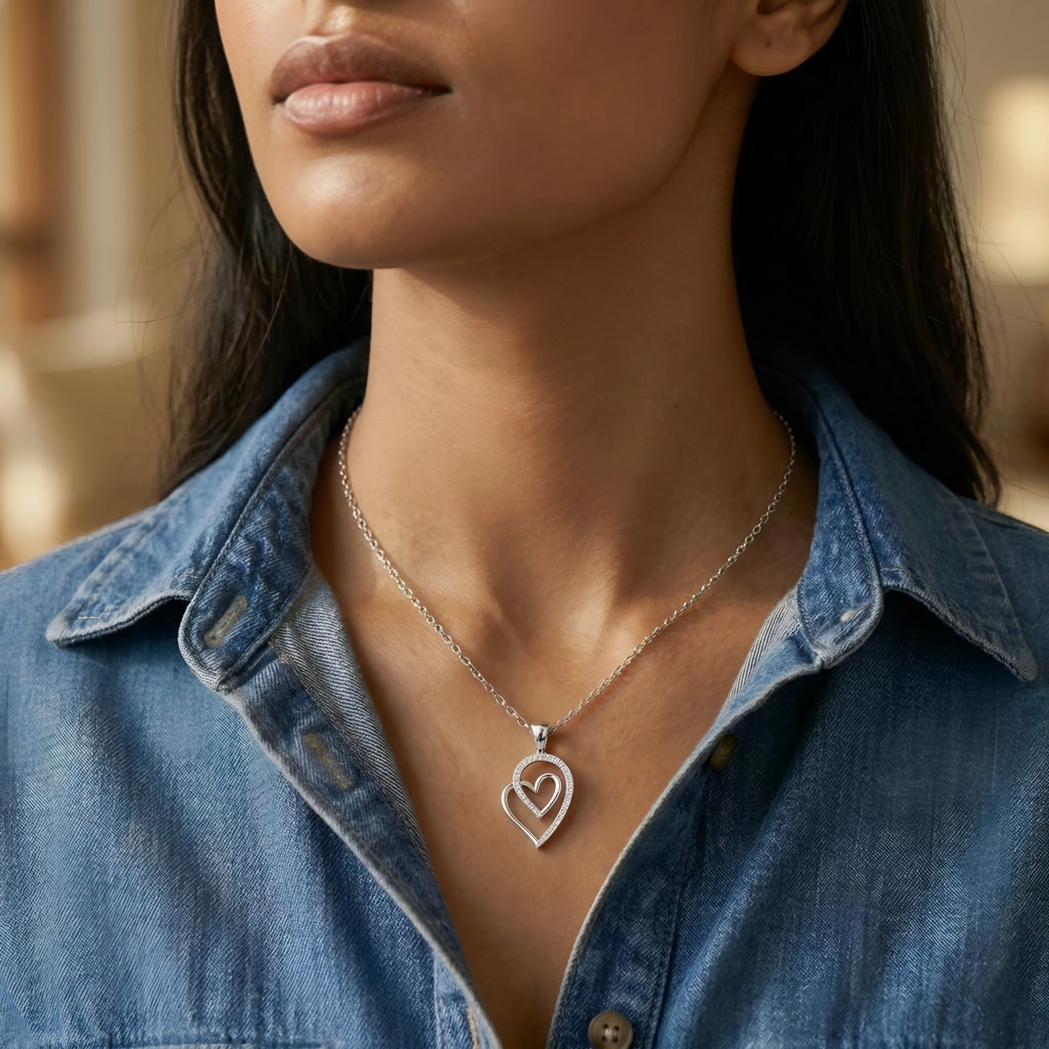 The Sovereign Lumiere Heart Pedant