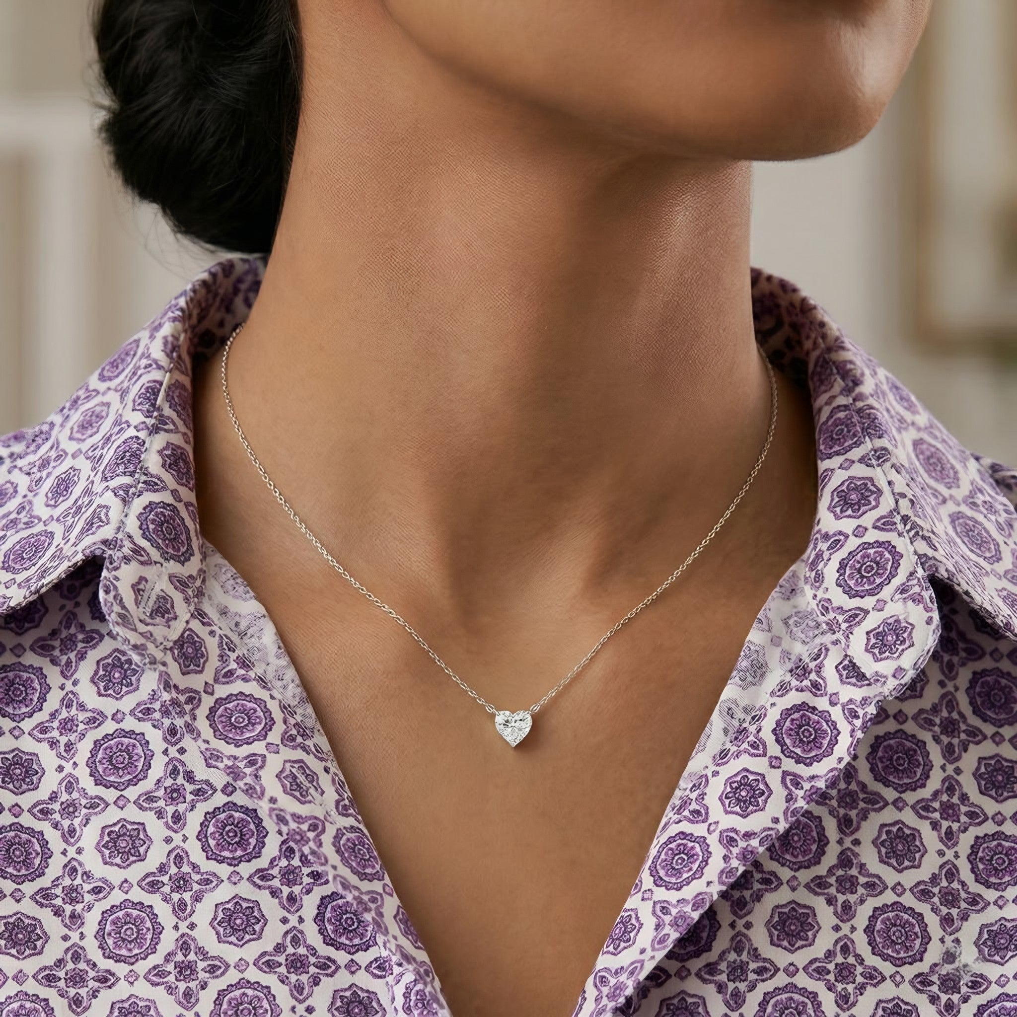 Amoura Heart Diamond Pendant Secondary image