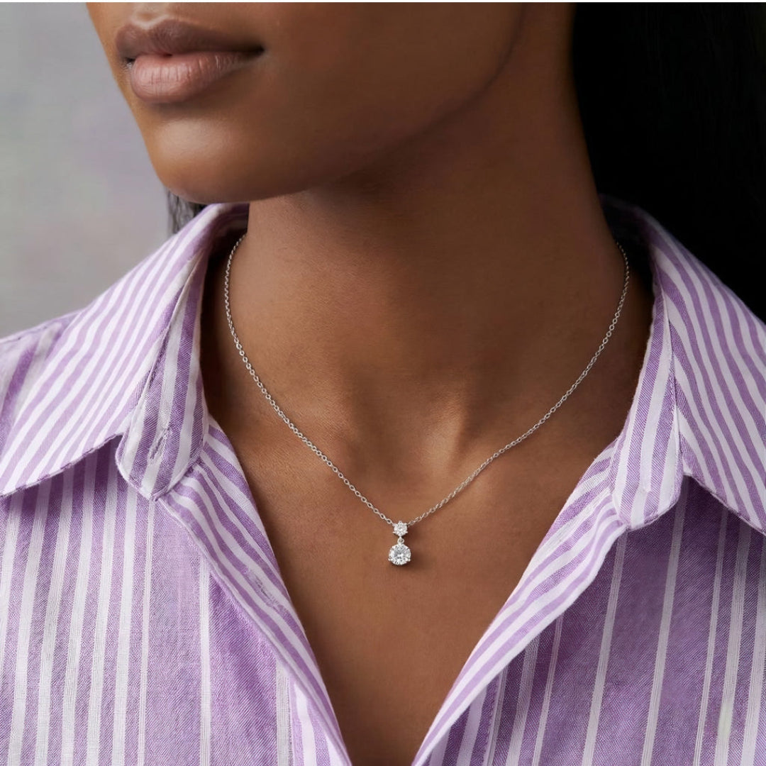 Twin Grace Diamond Pendant Secondary image