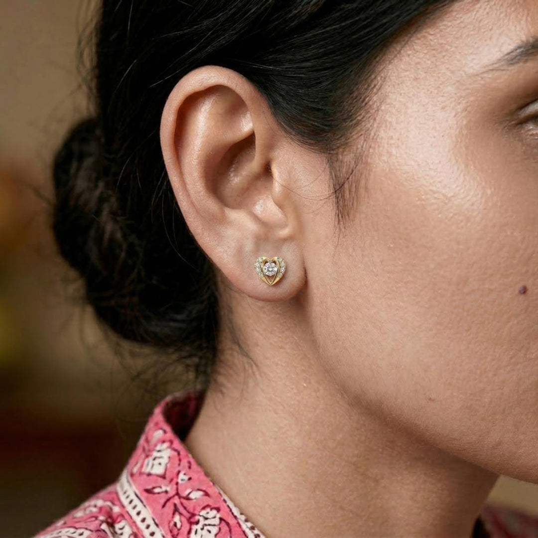 "Eternal Pulse" Heart Studs Secondary image