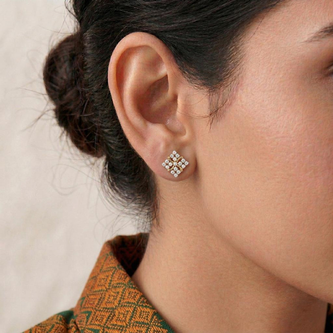 Eivina Luxe Cluster Studs