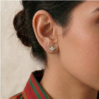 Prism Diamond Stud Earrings