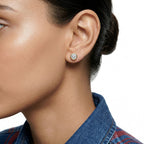 Solitaire Round Bazel Studs