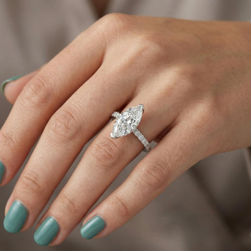 Solitaire Marques Sparkle Ring Secondary image