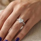 True Love Heart Solitaire Ring