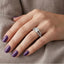 Princess Dobbel Band Spark Ring