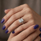 Royal Horizon Diamond Bezel Ring