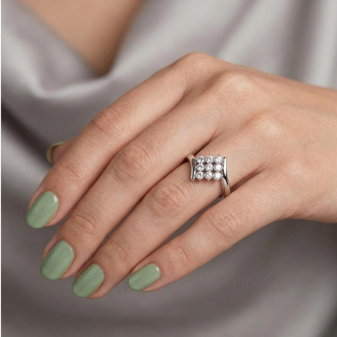 Radiance Floral Diamond Ring Secondary image