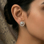 Helios Halo Diamond Studs