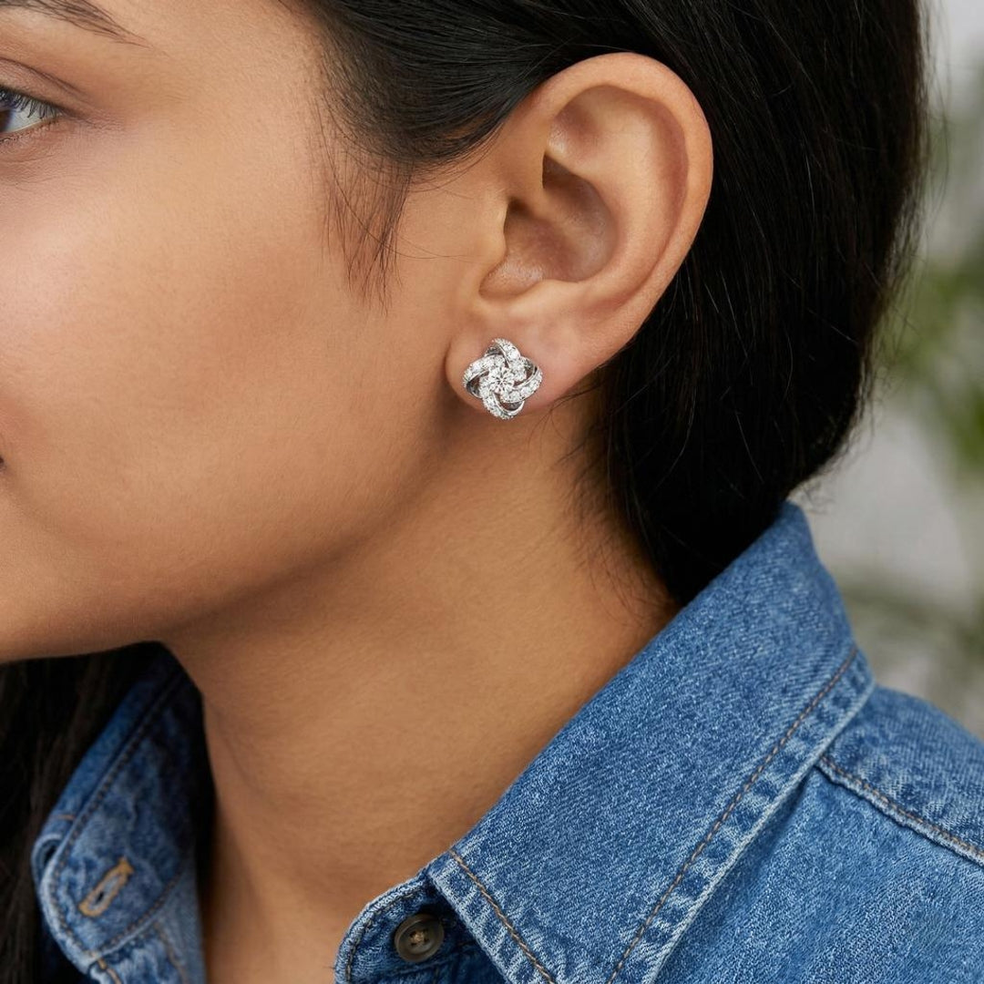 Niva Orbit Diamond Studs
