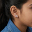 Marquise Floral Earrings Studs