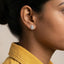 Solitaire Pear Halo Diamond Stud Earrings
