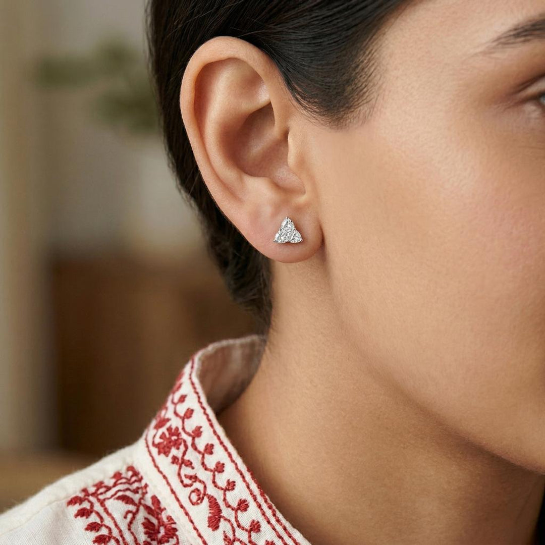 Moonlight Trinity Earrings studs