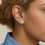 Serene Glow Square Studs