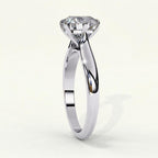 Classic Crown Solitaire Ring