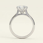 Classic Crown Solitaire Ring