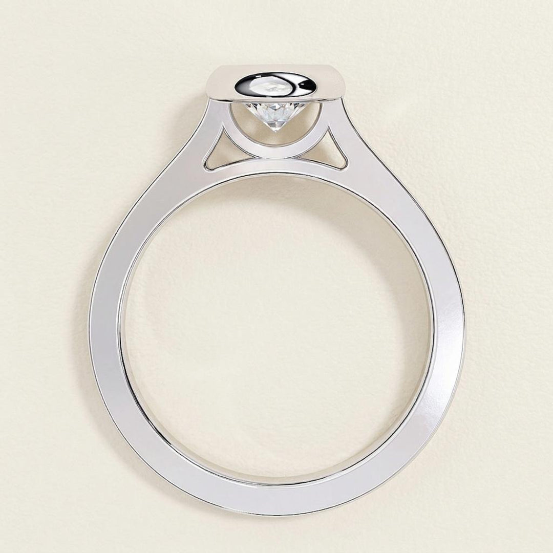 Kriva Bezel Solitaire Ring