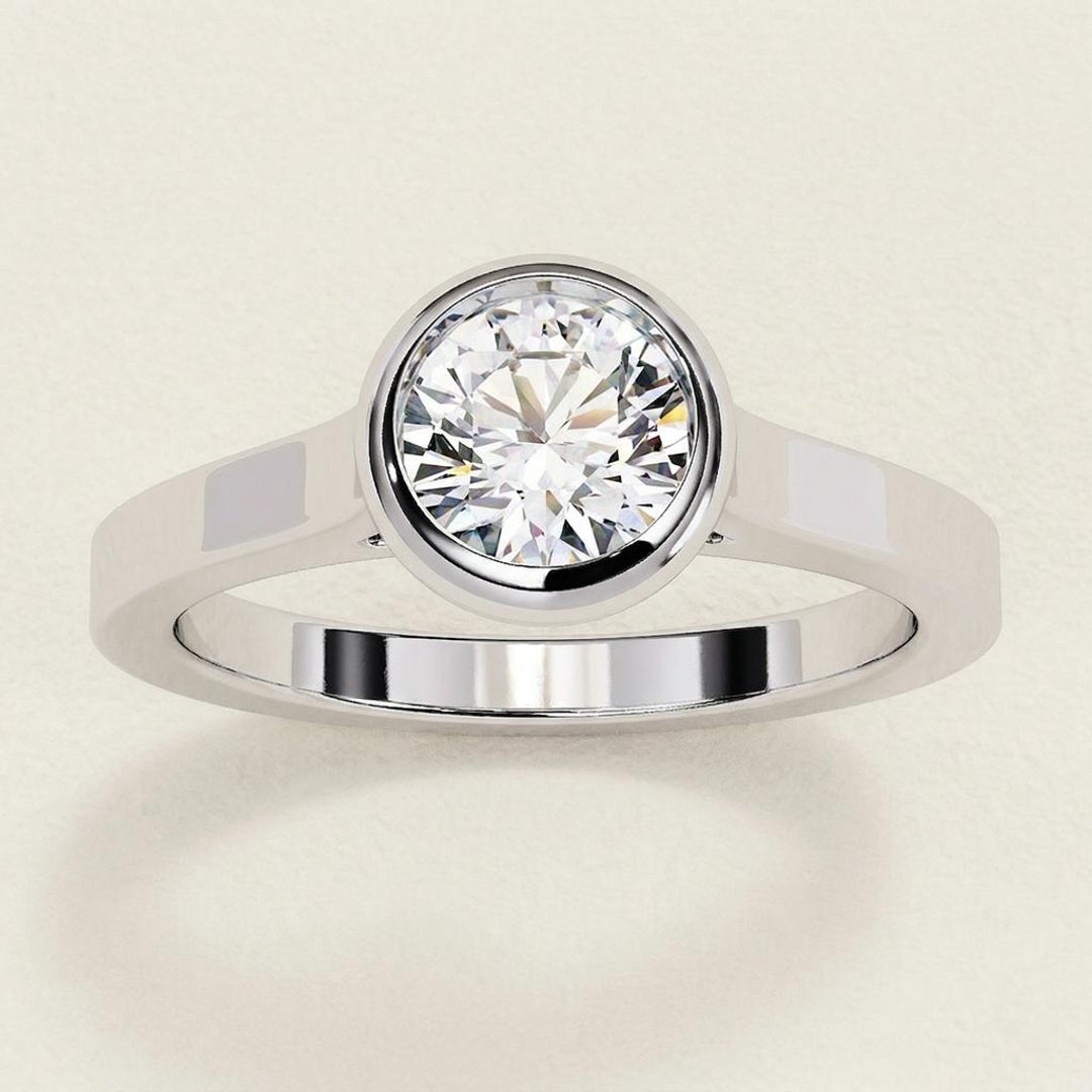 Kriva Bezel Solitaire Ring