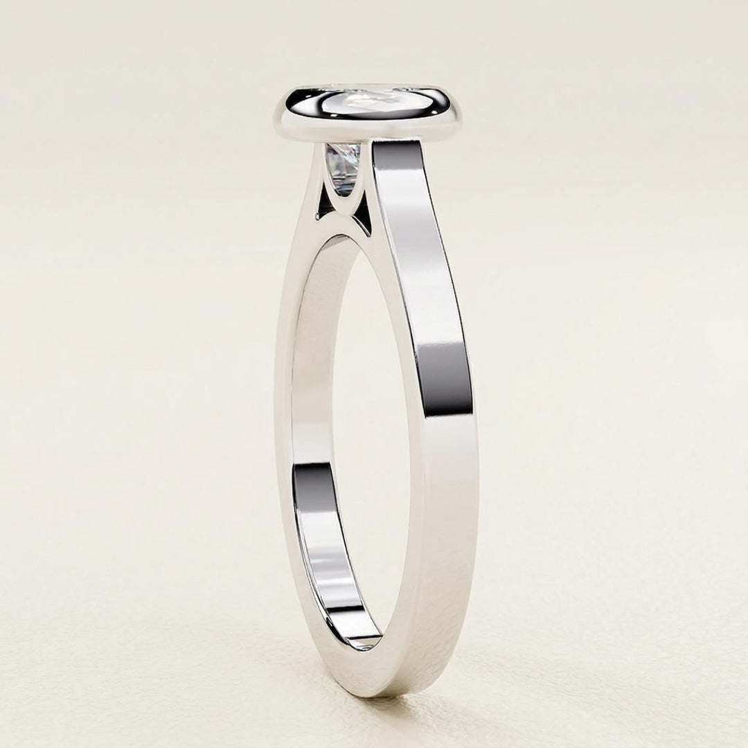 Kriva Bezel Solitaire Ring