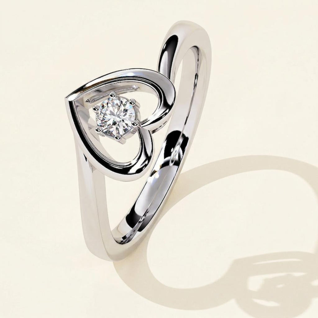 The Heart-Bound Solitaire Ring Main image