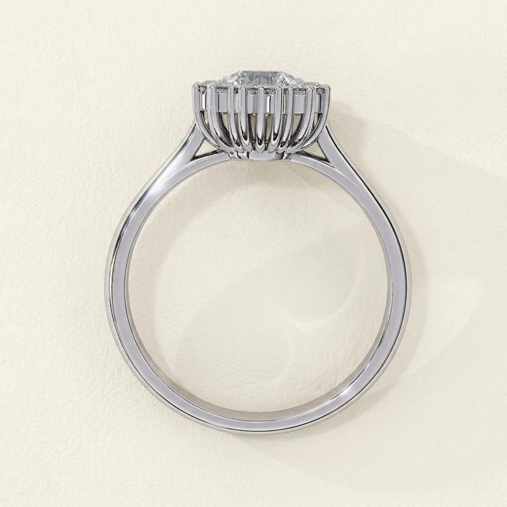 The Sapphire Halo Ring