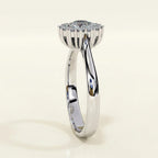 The Sapphire Halo Ring