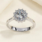 The Sapphire Halo Ring
