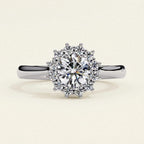 The Sapphire Halo Ring
