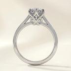 Vintage Crown Moissanite Ring