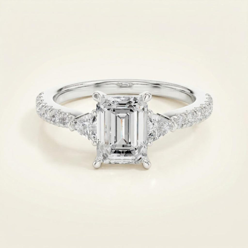 Emerald Trinity Luxe Ring