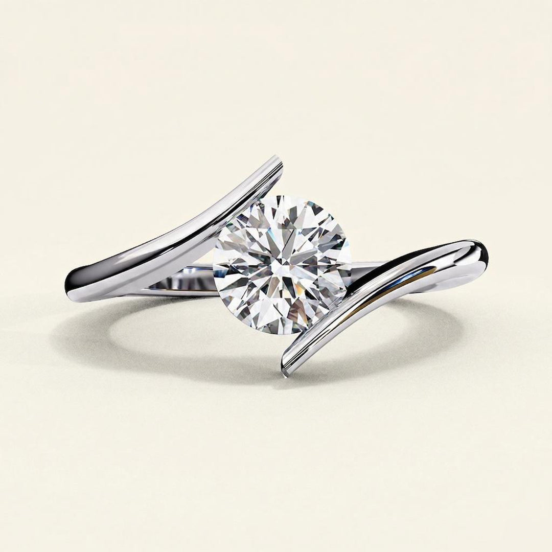 Flora Twist Diamond Ring