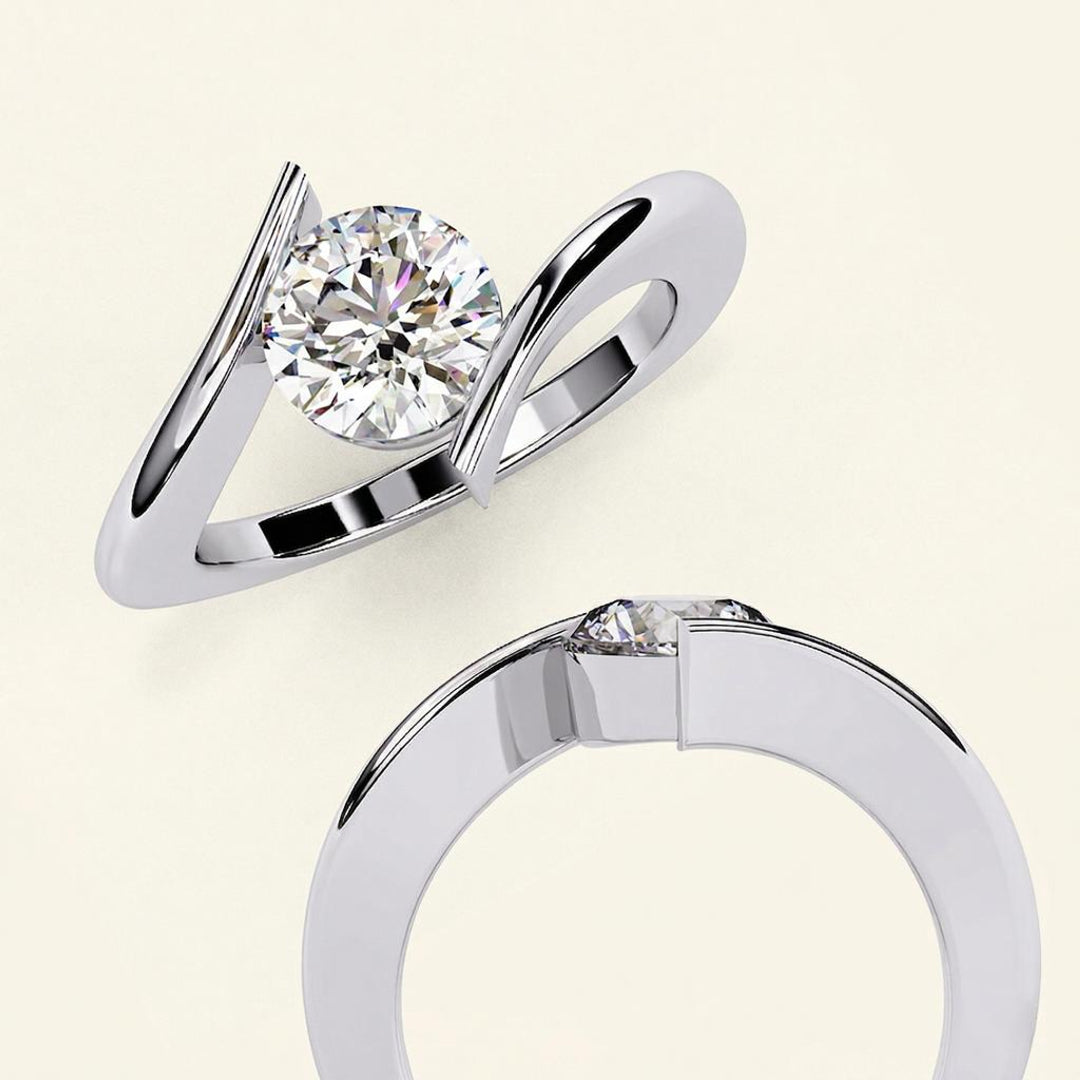 Flora Twist Diamond Ring