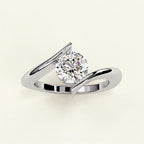 Flora Twist Diamond Ring