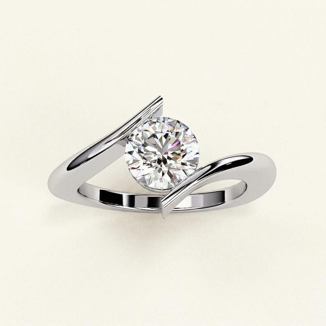 Flora Twist Diamond Ring