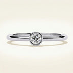 Luna Bezel Diamond Ring