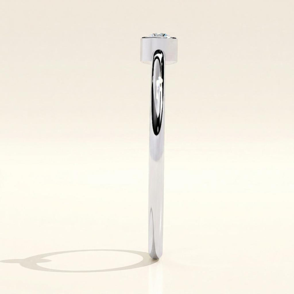 Luna Bezel Diamond Ring