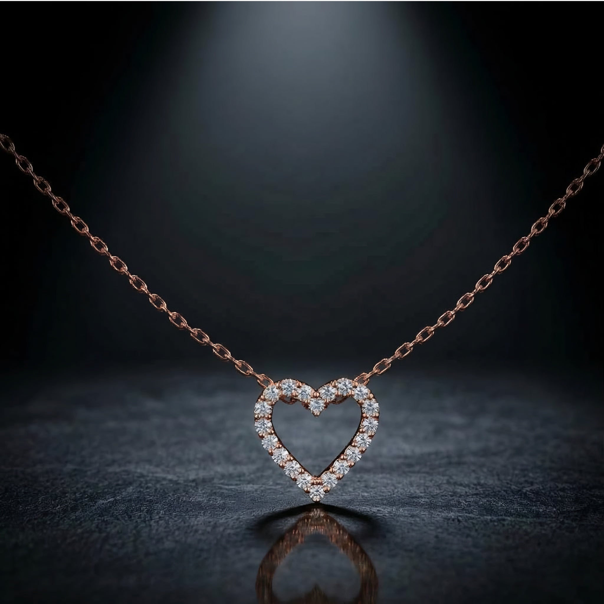 Heart Sparkling love pedant