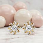 Aurelle Star Bloom Earrings