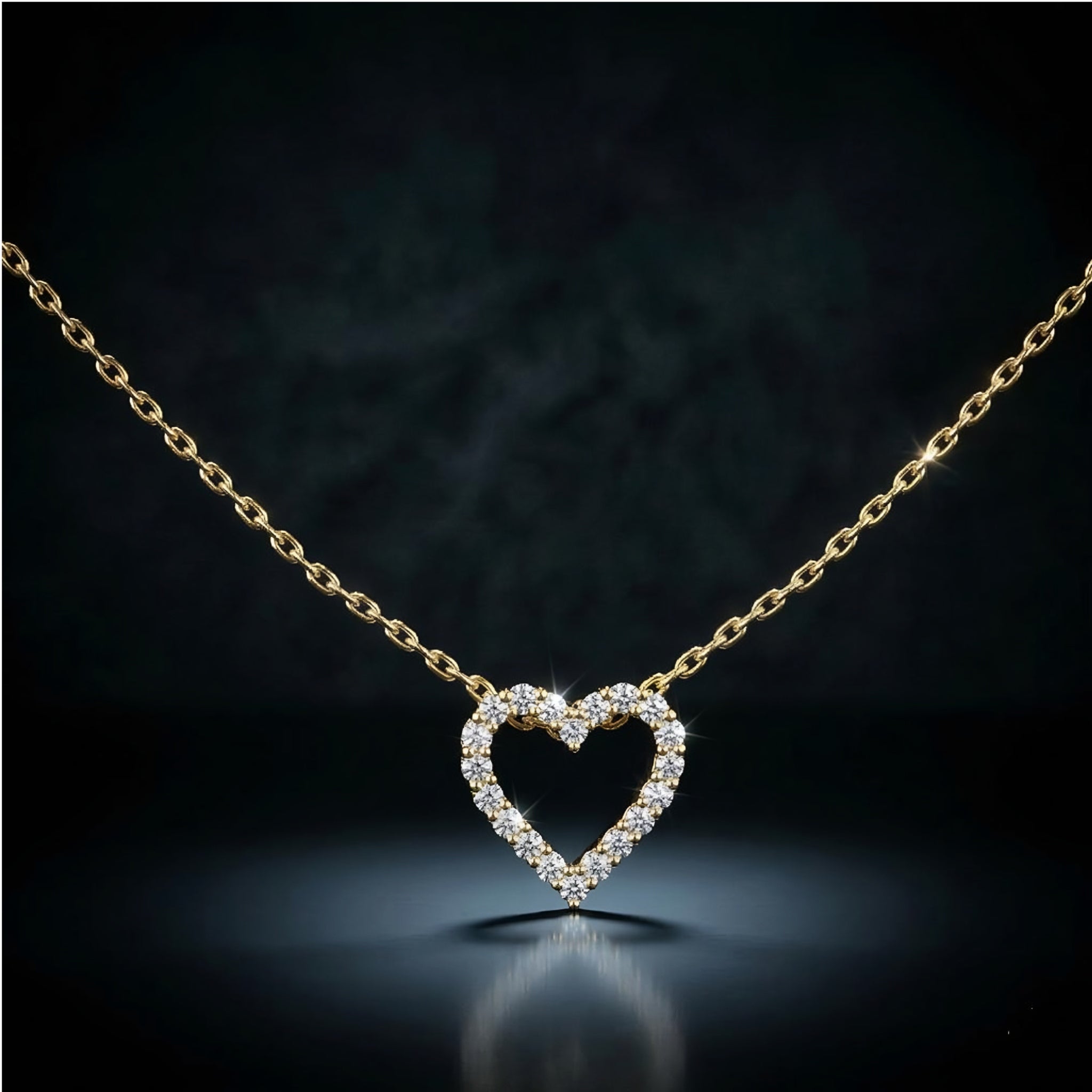 Heart Sparkling love pedant