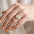 Evanca Emerald Grace Ring