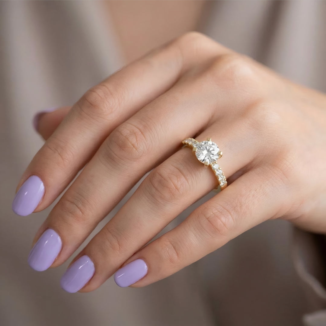 Classical Spark Diamond Ring Secondary image