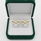Imperial Sparkle Bow Earrings Studs