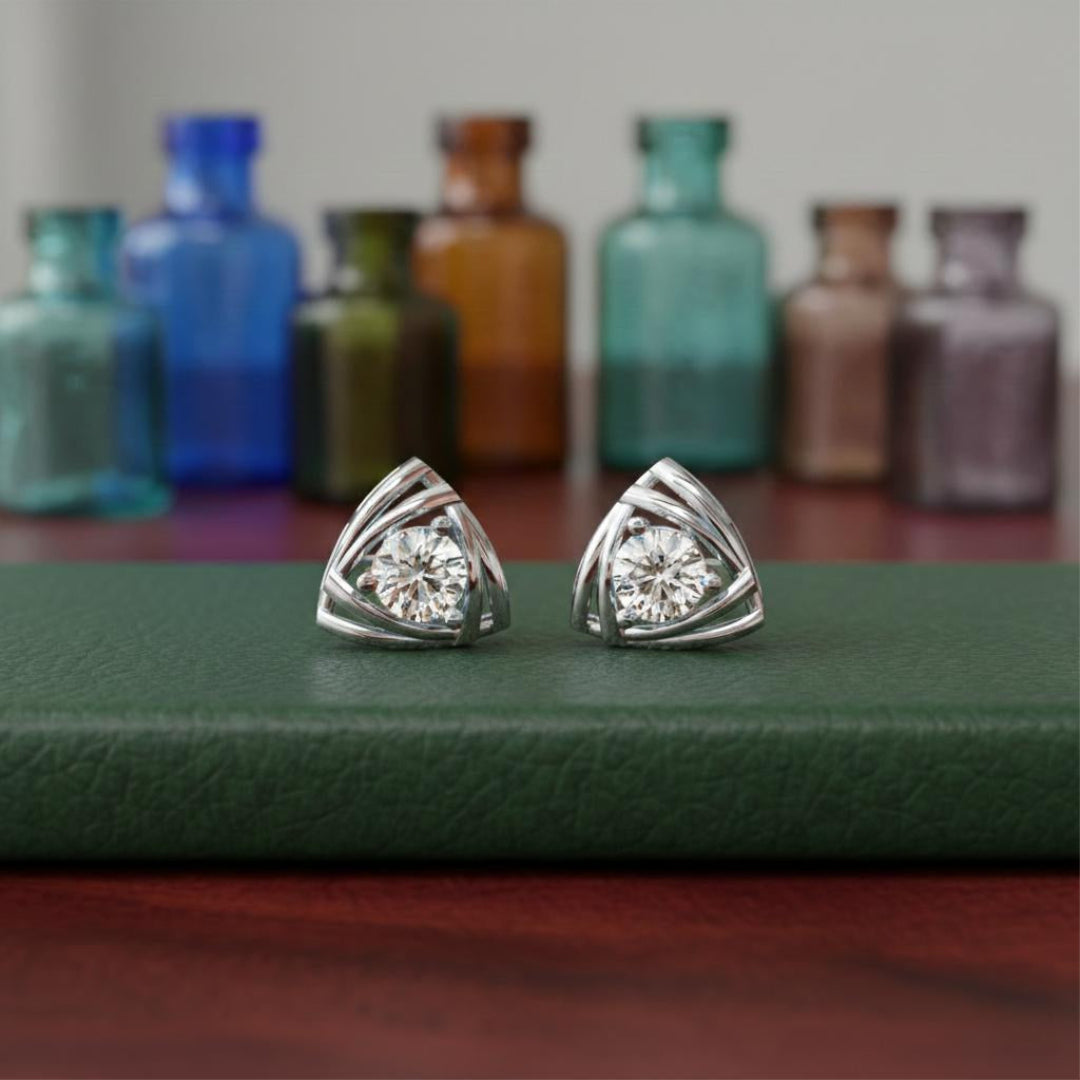 Trinity Aura Diamond Studs Main image