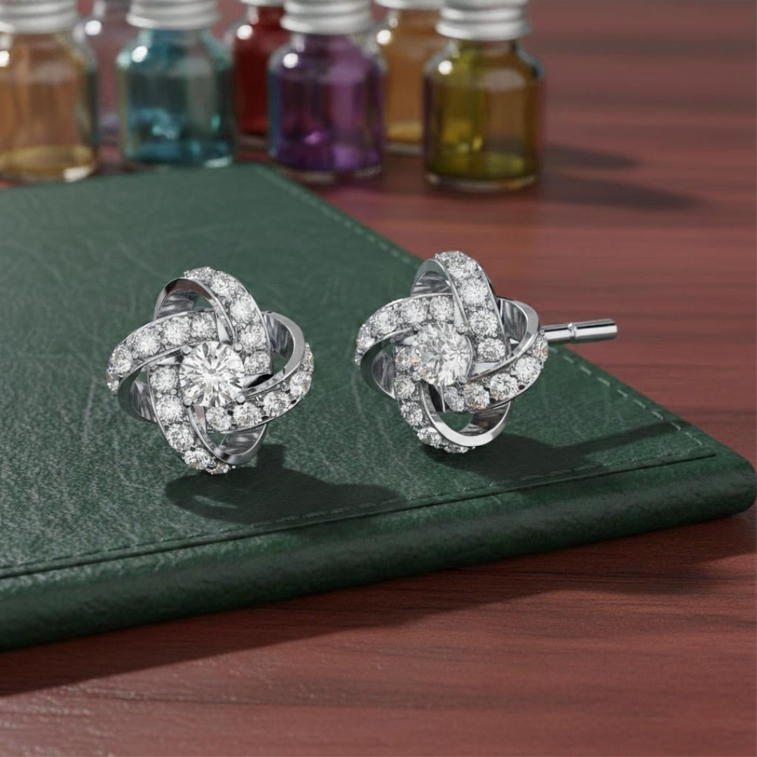 Niva Orbit Diamond Studs