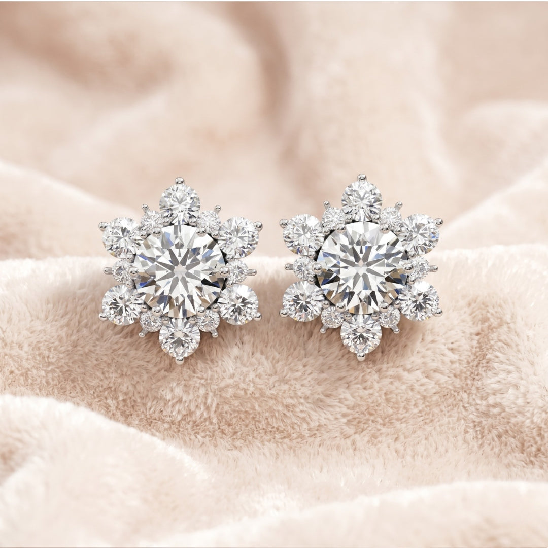 Royale Lab-Grown Diamond Stud Earrings Main image