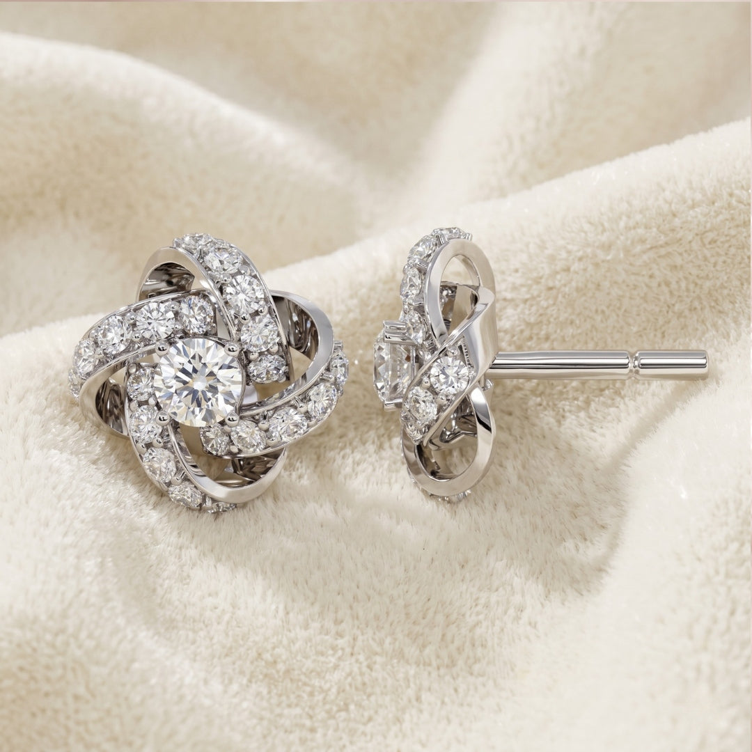 Niva Orbit Diamond Studs Main image